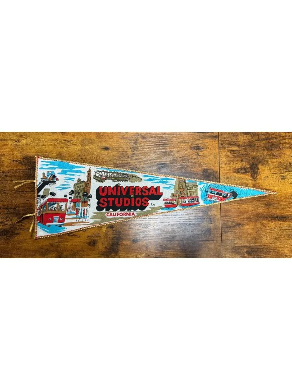 Vintage Universal Studios California pennant made in Japan
